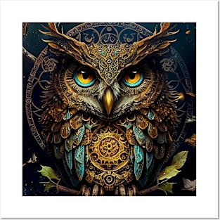 Bright Eyes Owl Posters and Art